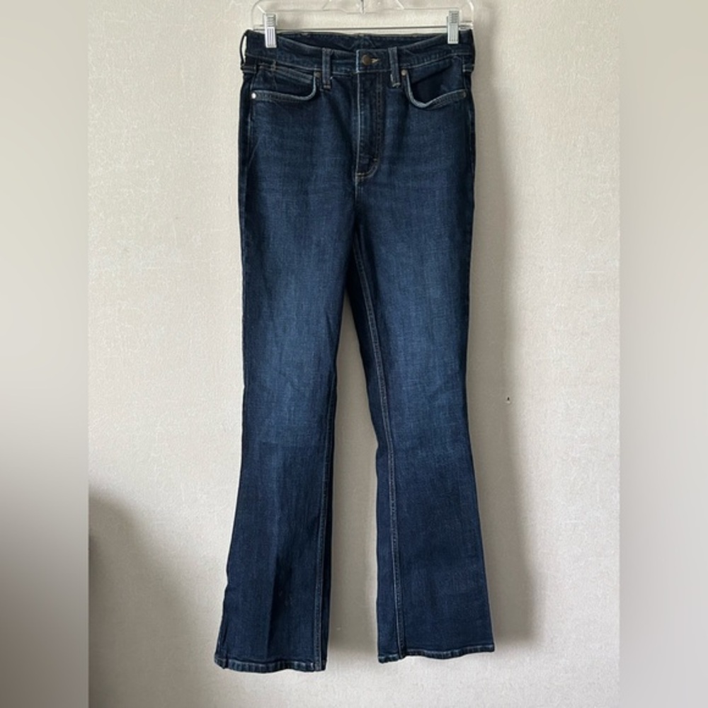 Wrangler | Dark Blue Women's Flare Jeans | Size 28x32